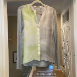 Elie Tahari silk and modal blouse (hl)